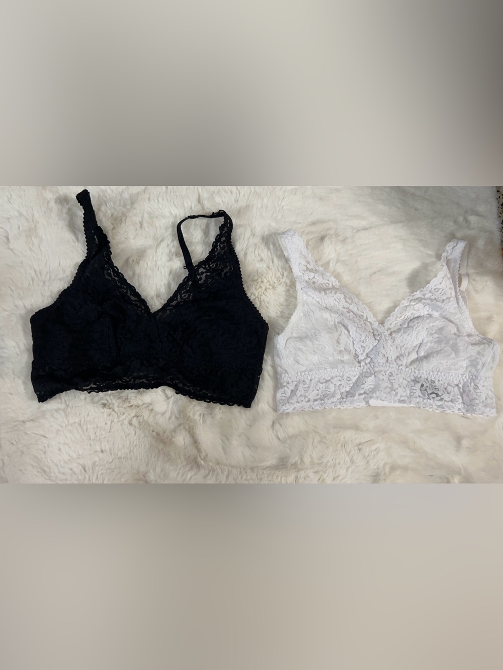 Felina Lace Bralette Duo - Black & White #28